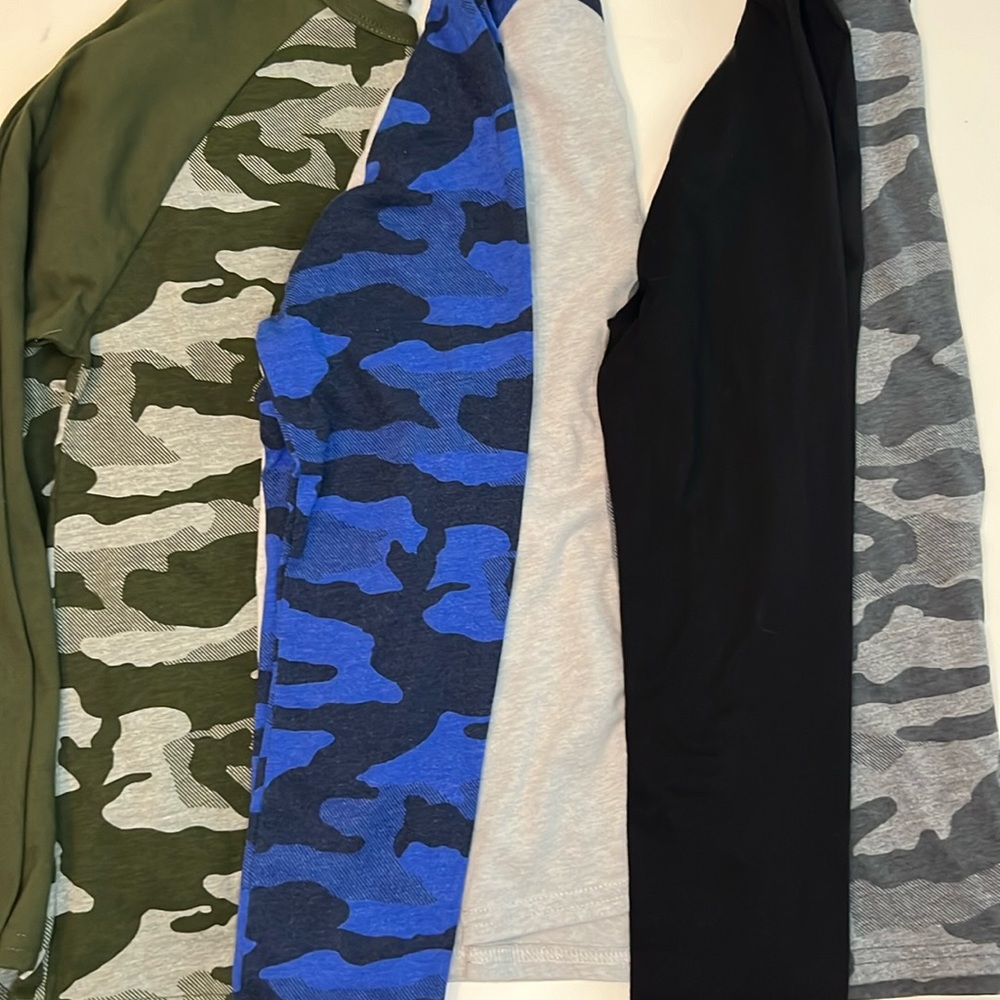 The Children’s Place - Boys Long Sleeve Camo 3-pack
